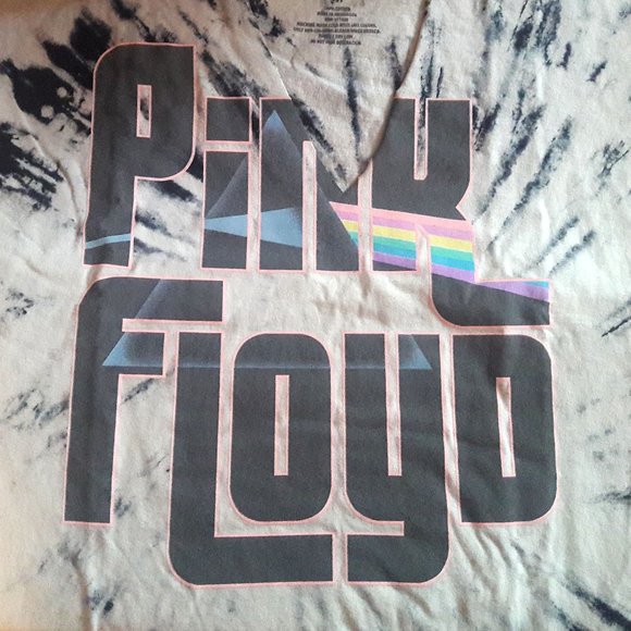 Pink Floyd Choker rock Logo Tie Dye Official T-Shirt L NWT - Picture 2 of 2
